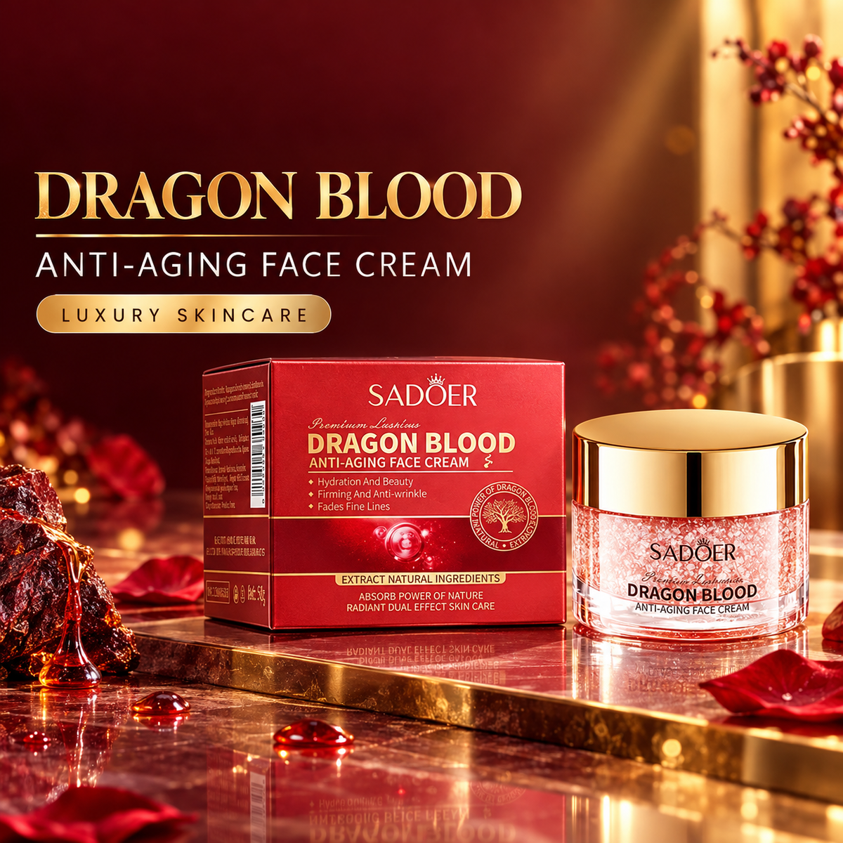 SADOER Dragon Blood Anti Aging Face Cream 50g